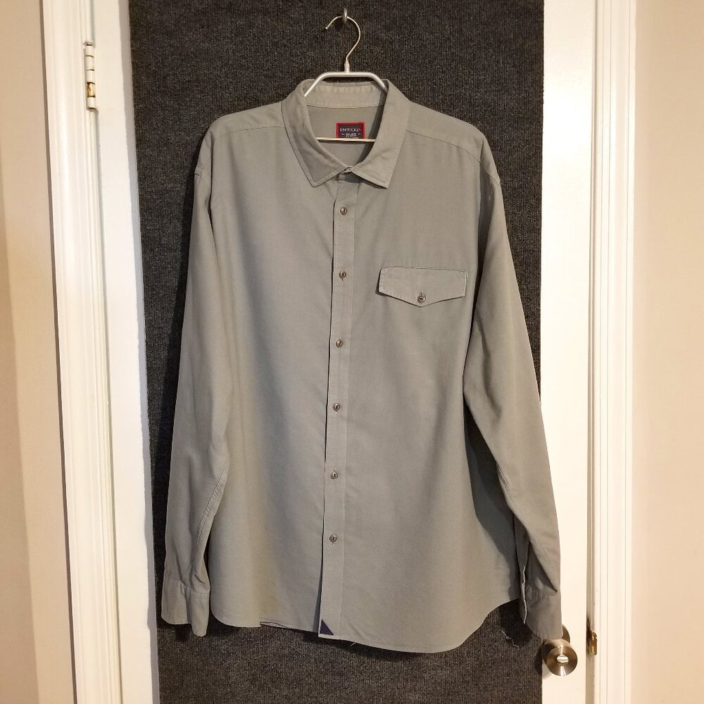 Men's UNTUCKit XXL Long-Sleeved Button Down Shirt